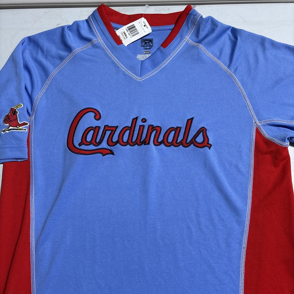 St Louis Cardinals Majestic Cooperstown Collection Short Sleeve Adult S NWT